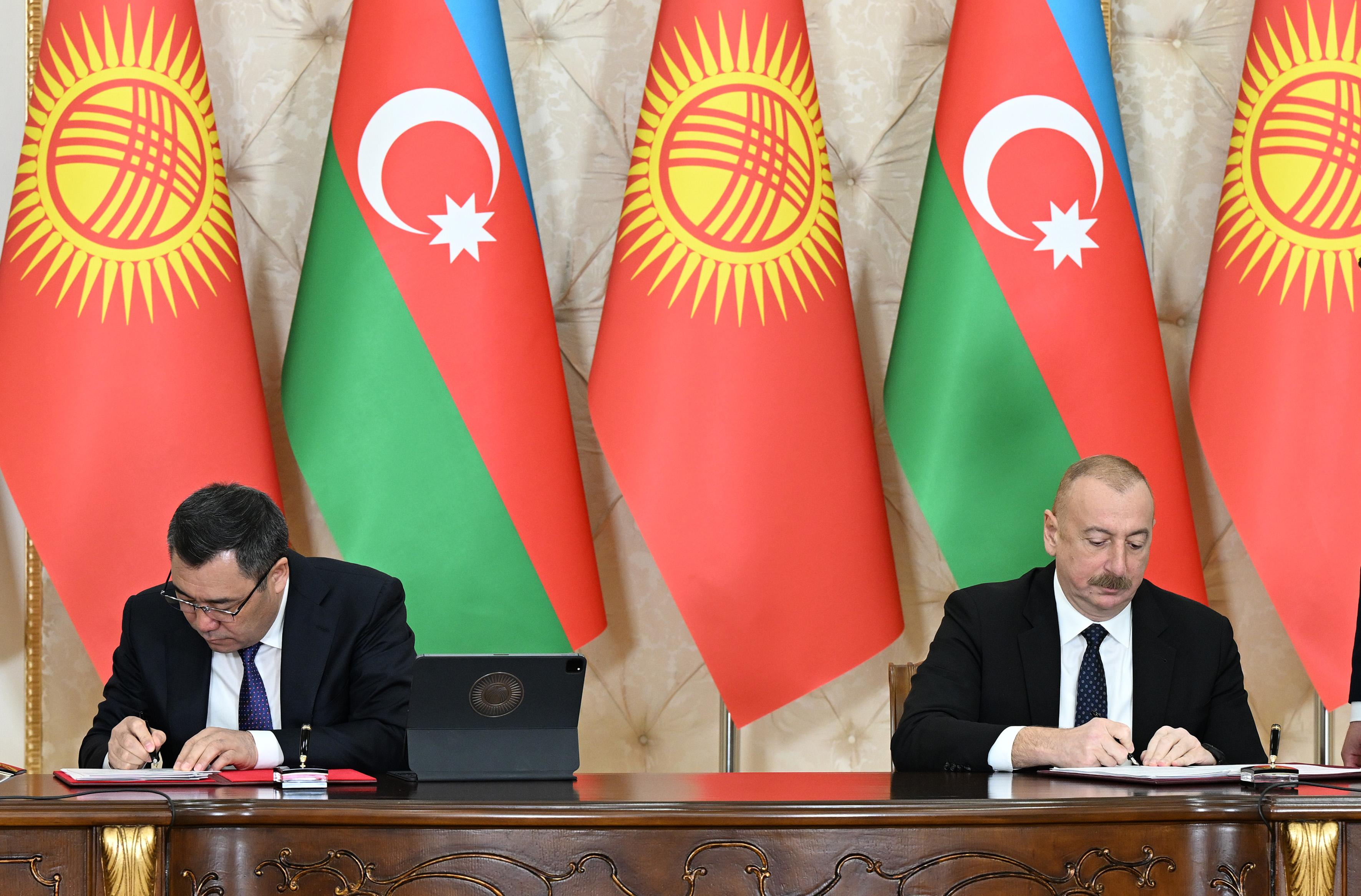 Azərbaycan və Qırğızıstan arasında mühüm sənədlər imzalandı